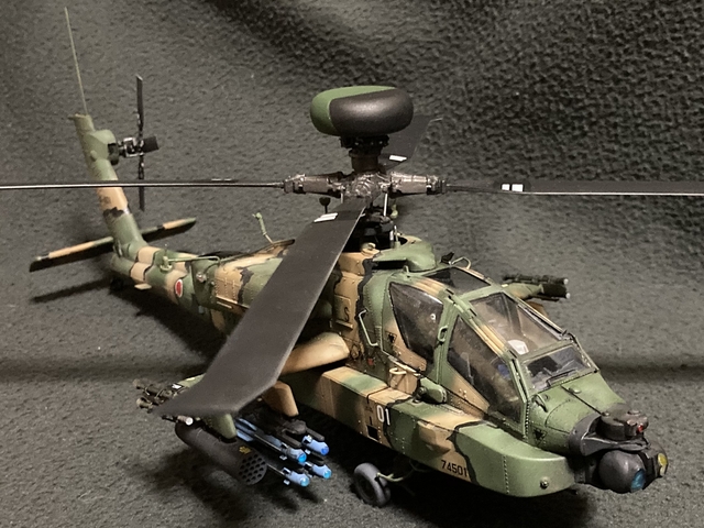 yamyasプラモ日記 ハセガワ 1/48 AH-64D アパッチロングボウ 陸上自衛隊